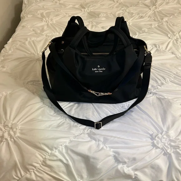 Kate Spade Black Nylon Infant Tote Bag